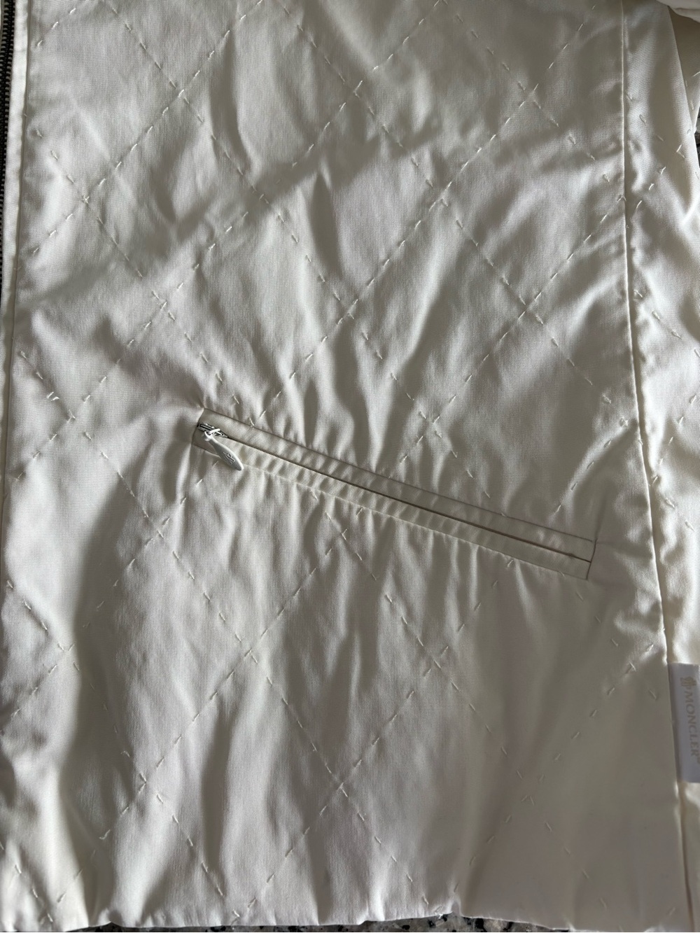 Vintage Moncler Première Rain Jacket with Black Scarf Accent, M (2) - Picture 9 of 16